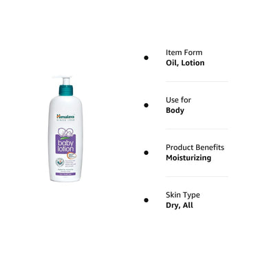 Himalaya Baby Body Lotion, For All Skin Types (400 ml)